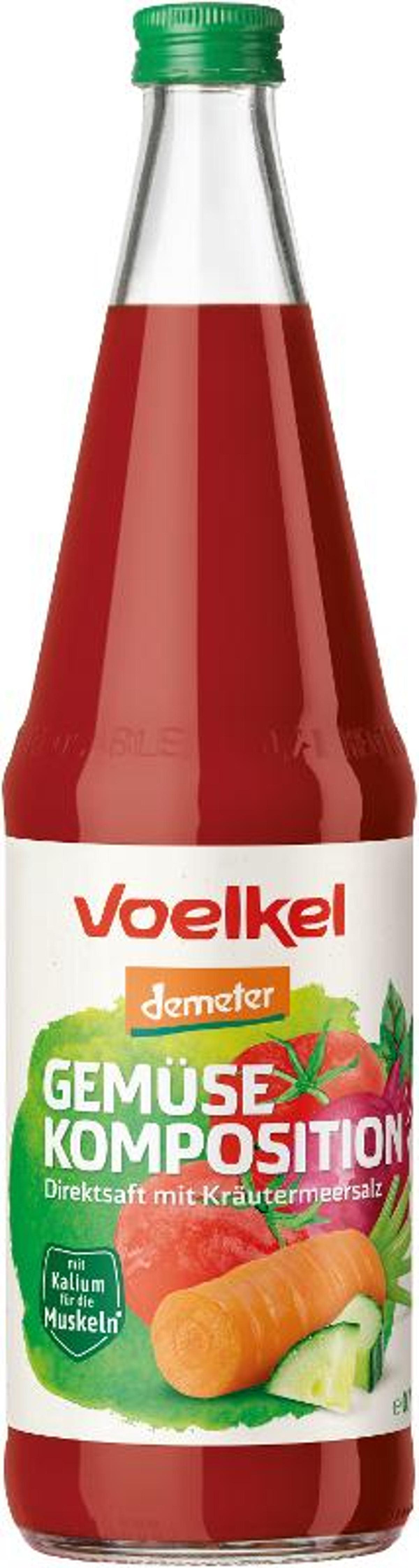 Produktfoto zu Gemüsesaft Komposition 0,7 l Voelkel