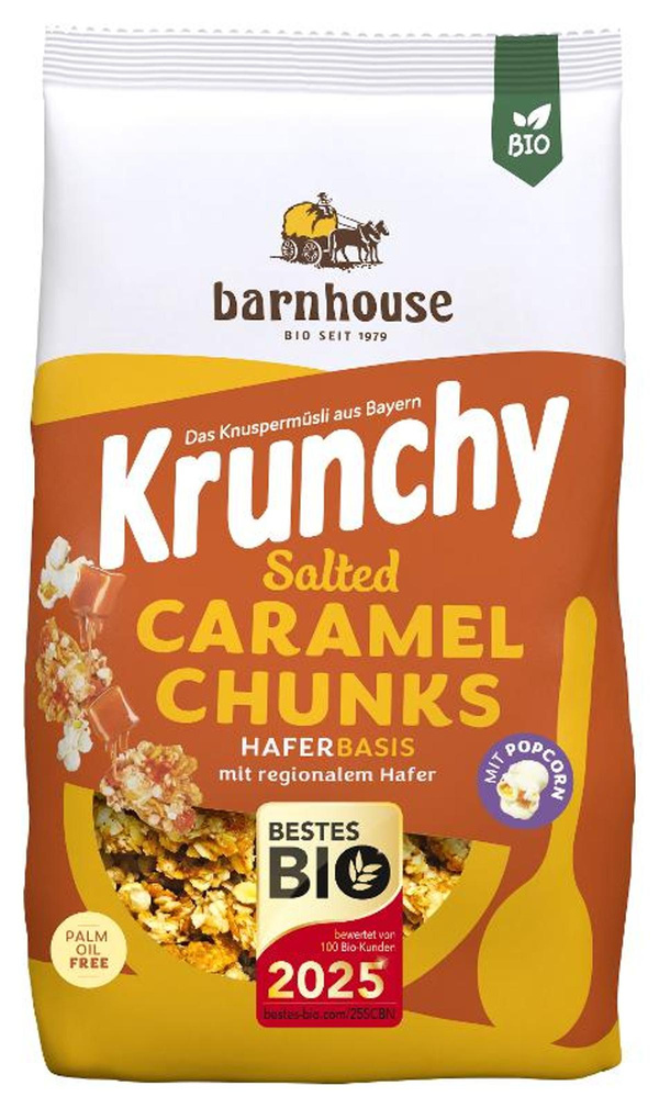 Produktfoto zu VPE Krunchy Salted Caramel 6x500g Barnhouse
