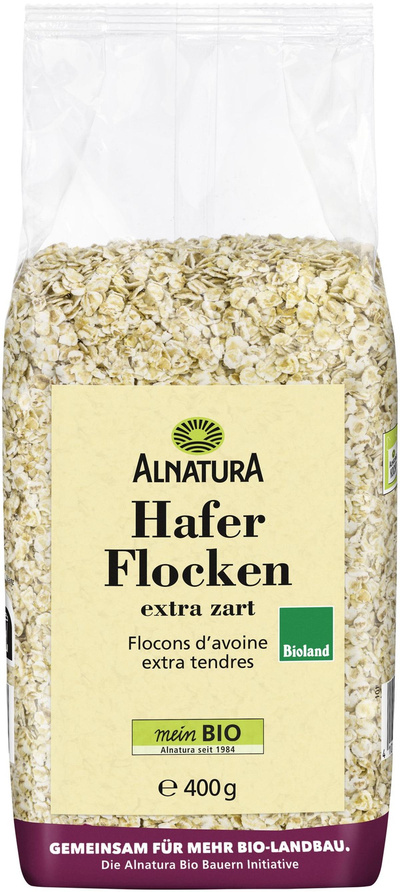 Produktfoto zu Haferflocken extra zart 400g Alnatura