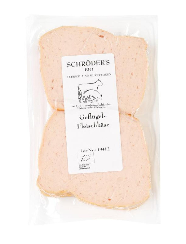Produktfoto zu Geflügelfleischkäse ca. 250g (2 Scheiben) Schröder´s