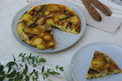 Produktfoto zu Rezept der Woche "Bohnen-Frittata"