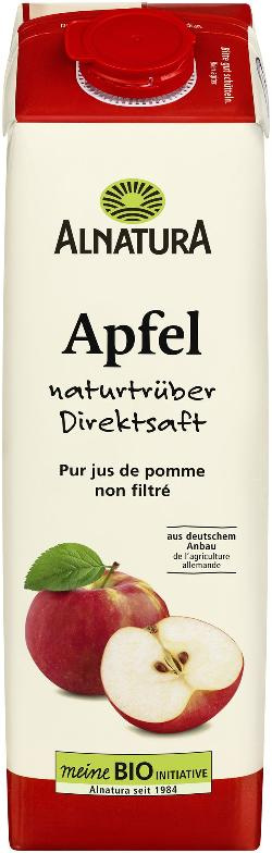 Produktfoto zu Apfelsaft naturtrüb 1 l Alnatura
