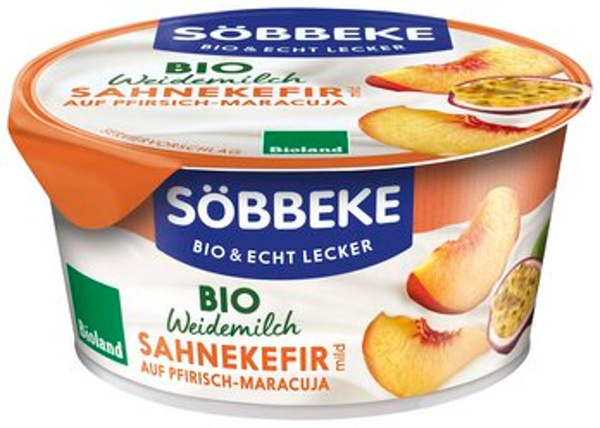 Produktfoto zu VPE Sahnekefir auf Pfirsich-Maracuja 6x150g Söbbeke