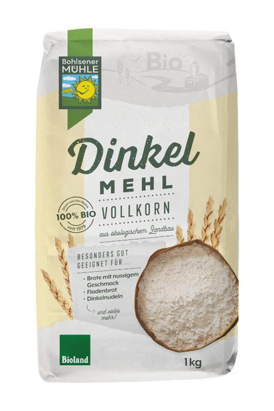 Produktfoto zu VPE Dinkelvollkornmehl 6x1 kg Bohlsener Mühle