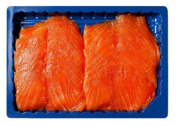 Produktfoto zu Lachs in Scheiben Frischebox 500g Bio Mare