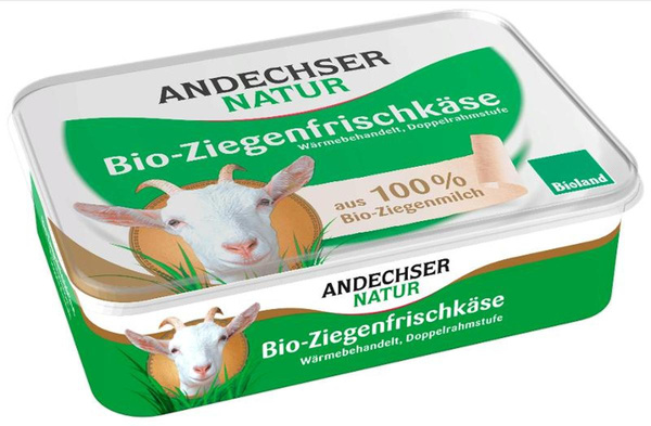Produktfoto zu Ziegenfrischkäse 65% Andechser Natur