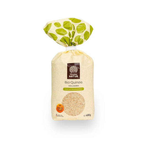 Produktfoto zu Vollkorn Quinoa 400g Mudda Natur