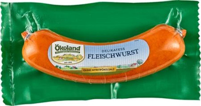 Produktfoto zu Delikatess-Fleischwurst am Stück 180g Ökoland
