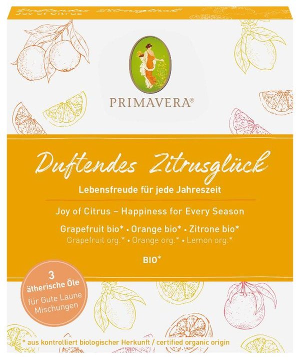 Produktfoto zu Geschenkset Zitrusdüfte  3x5ml Primavera