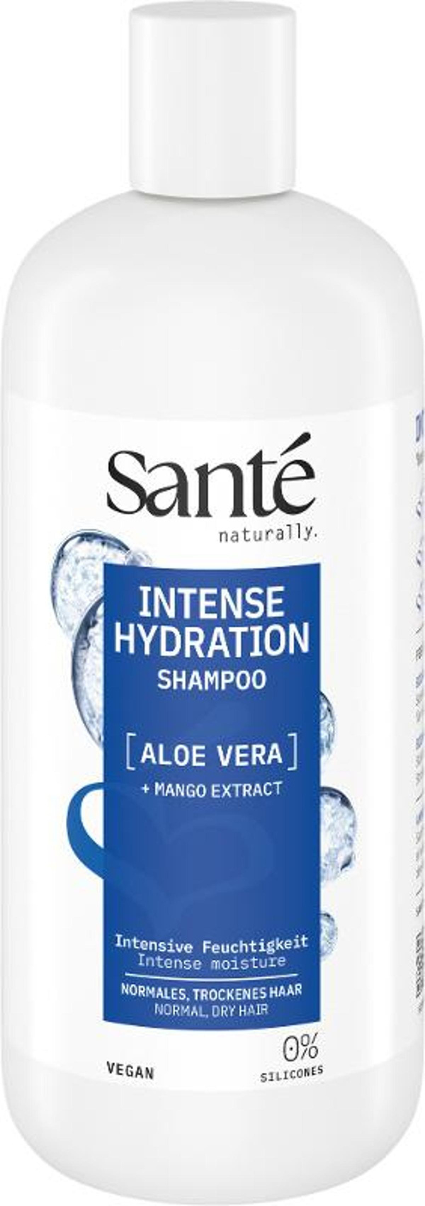 Produktfoto zu Intense Hydration Shampoo Hyaluron 500ml Sante