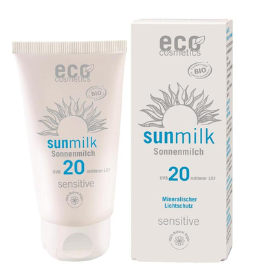 Produktfoto zu Sonnenmilch LSF 20 sensitive 75 ml eco cosmetics