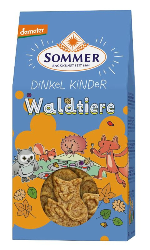 Produktfoto zu Dinkel Kinder Waldtiere 150g Sommer