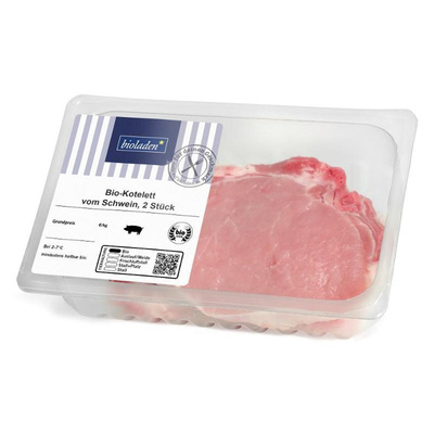 Produktfoto zu Kotelett vom Schwein 2 St. ca. 450g bioladen