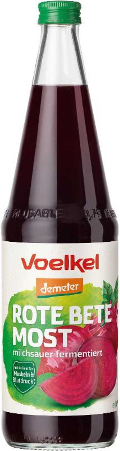 Produktfoto zu VPE Rote Bete Most milchsauer fermentiert 6x0,7 l Voelkel