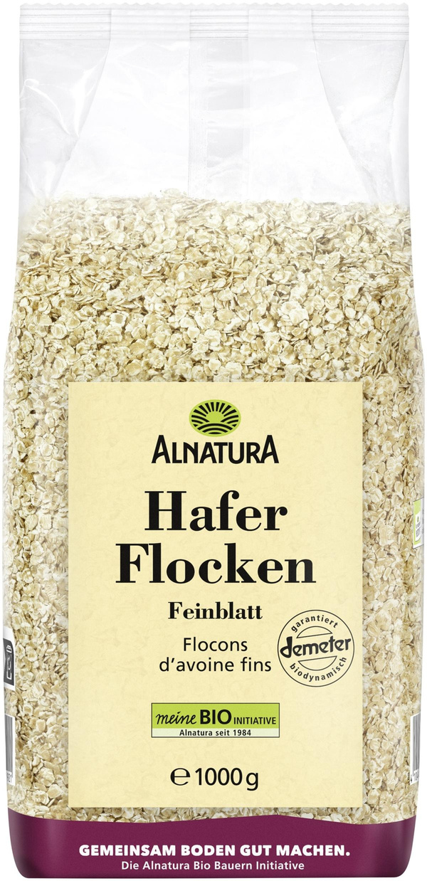 Produktfoto zu Haferflocken Feinblatt 1 kg Alnatura