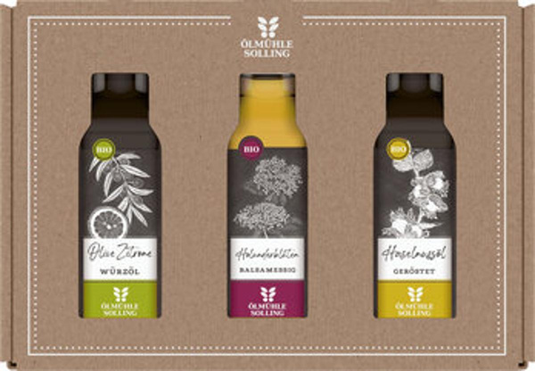 Produktfoto zu Sortiment Essig & Öl 3x100ml Ölmühle Solling
