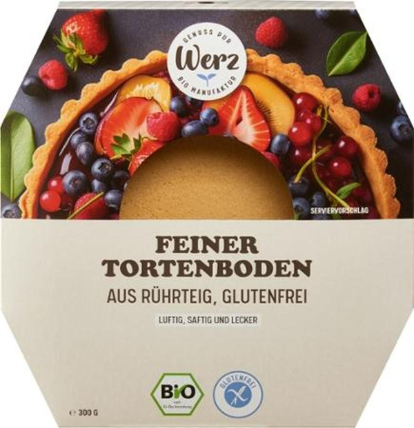 Produktfoto zu Feiner Tortenboden aus Rührteig 300g Werz