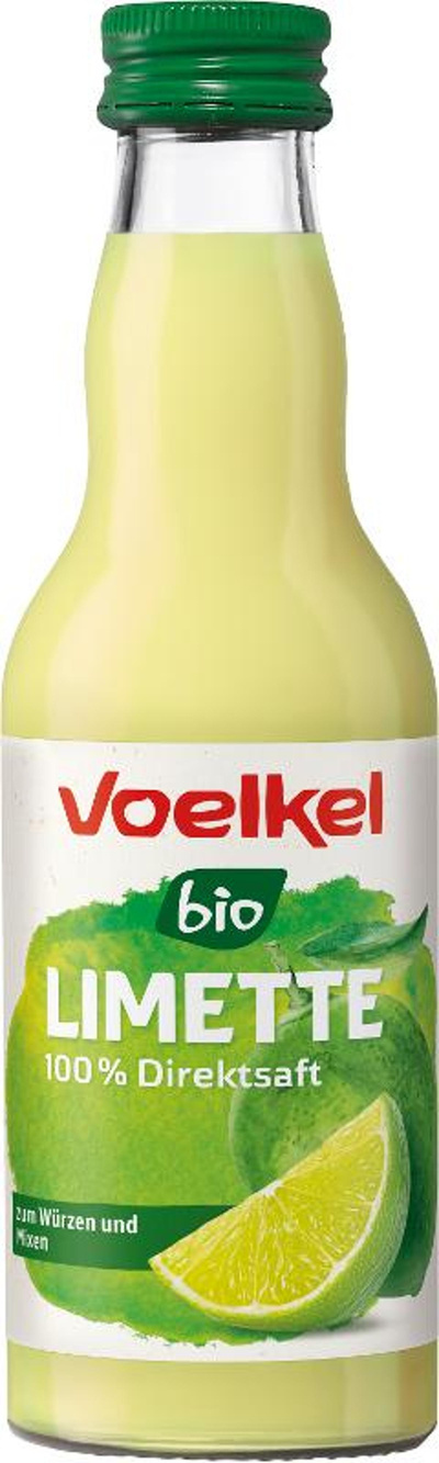 Produktfoto zu VPE Limettensaft 12x0,2l Voelkel