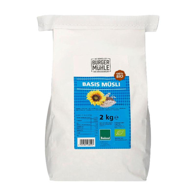 Produktfoto zu Basis Müsli 2kg Burger Mühle