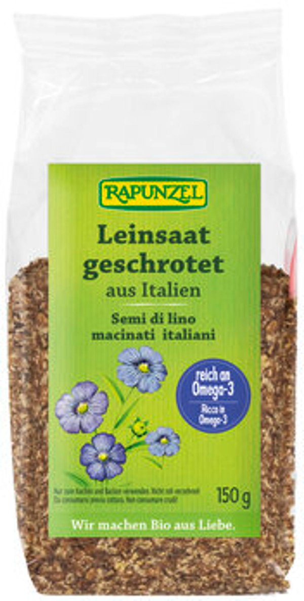 Produktfoto zu Leinsaat geschrotet 150g Rapunzel