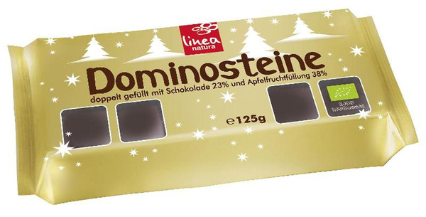 Produktfoto zu Dominosteine Zartbitter 125g Linea Natura