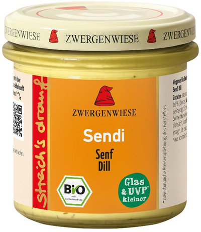 Produktfoto zu Brotaufstrich streich's drauf "Sendi" 135g Zwergenwiese