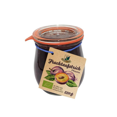 Produktfoto zu Fruchtaufstrich Pflaume 220g Kiebitzhof