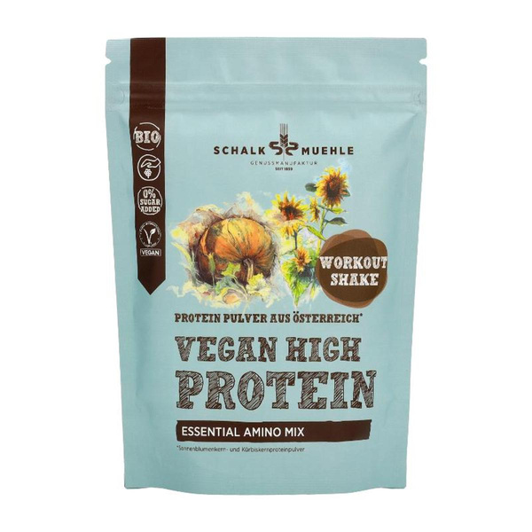 Produktfoto zu Veganes High Protein Pulver 250g Schalk Mühle