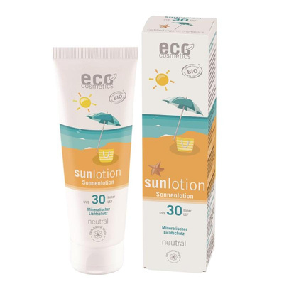 Produktfoto zu Sonnenlotion LSF 30 neutral 125ml eco cosmetics