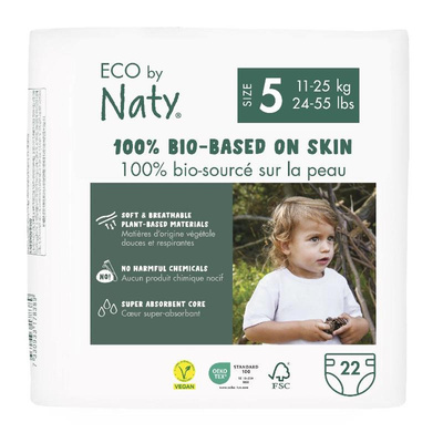 Produktfoto zu VPE Windeln Größe 5 6x22 St. Naty