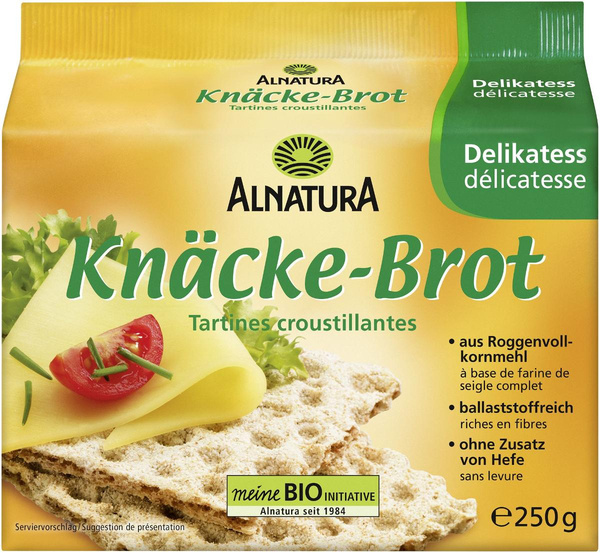 Produktfoto zu Knäckebrot Delikatess 250g Alnatura