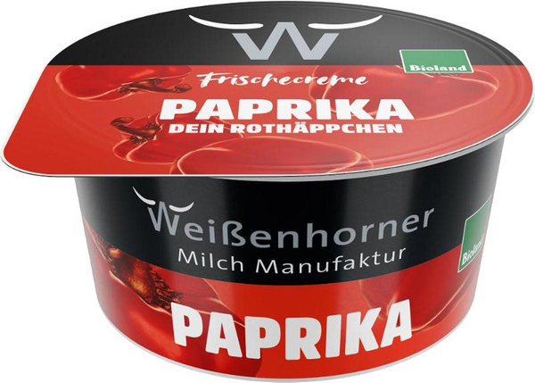 Produktfoto zu VPE Weißenhorner Frischecreme Paprika 6x150g Weißenhorner Milch Manufaktur