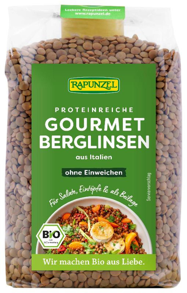 Produktfoto zu Gourmet Berg-Linsen braun 500g Rapunzel