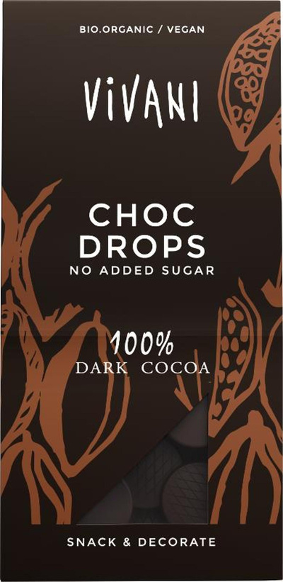 Produktfoto zu VPE Choc Drops 100% Vivani