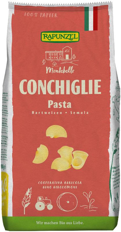 Produktfoto zu Conchiglie semola 500g Rapunzel