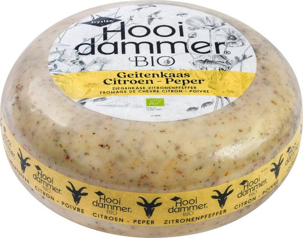 Produktfoto zu Ziegenkäse Zitronenpfeffer 50% Hooidammer