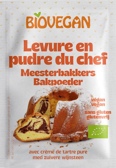 Produktfoto zu Meister Backpulver 3x17g Biovegan