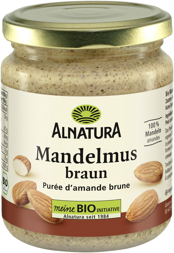 Produktfoto zu Mandelmus braun 250g Alnatura