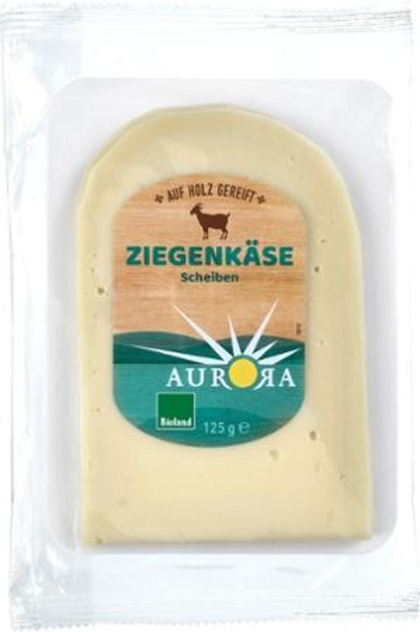 Produktfoto zu Ziegenkäse in Scheiben 125g Aurora Gold