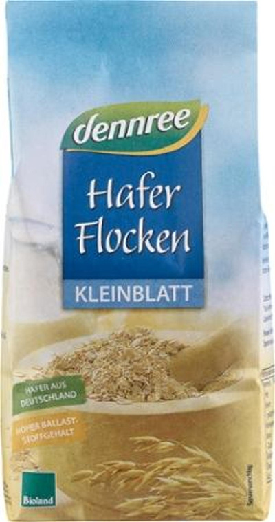 Produktfoto zu VPE Haferflocken Kleinblatt (fein) 6x500g dennree