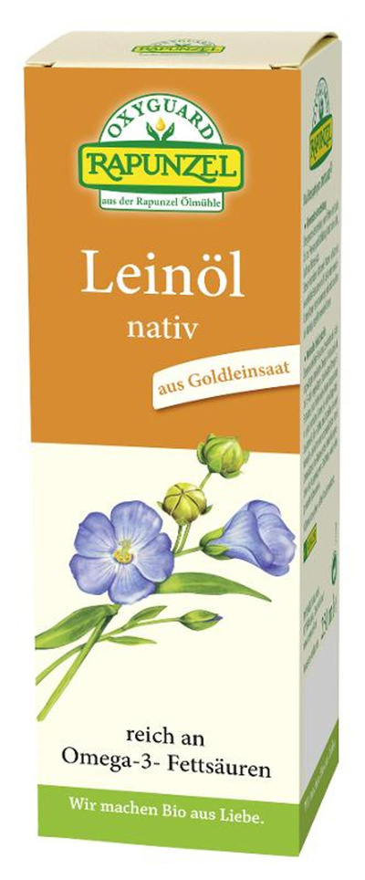 Produktfoto zu Leinöl nativ 250ml Rapunzel