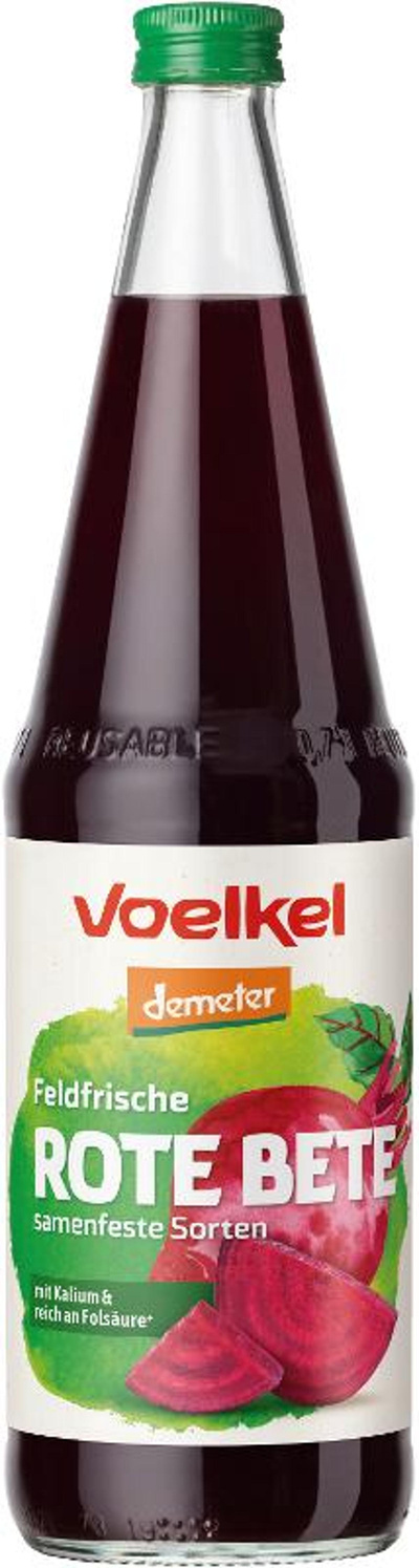 Produktfoto zu Rote-Bete-Saft 0,7 l Voelkel