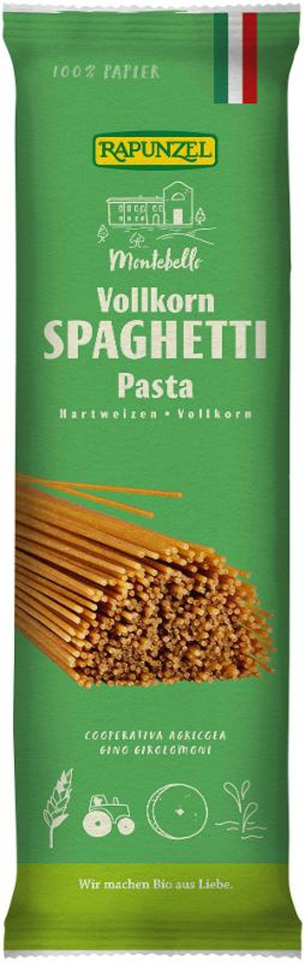 Produktfoto zu Spaghetti Vollkorn 500g Rapunzel