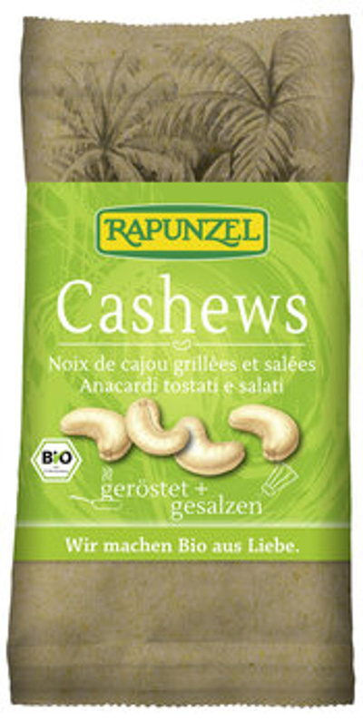 Produktfoto zu Cashewkerne geröstet & gesalzen 50g Rapunzel