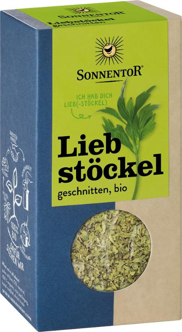 Produktfoto zu Liebstöckel geschnitten 15g Sonnentor