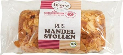 Produktfoto zu Reis Mandelstollen glutenfrei 250g WERZ