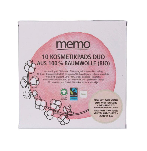 Produktfoto zu Kosmetik Pads aus Baumwolle Memo