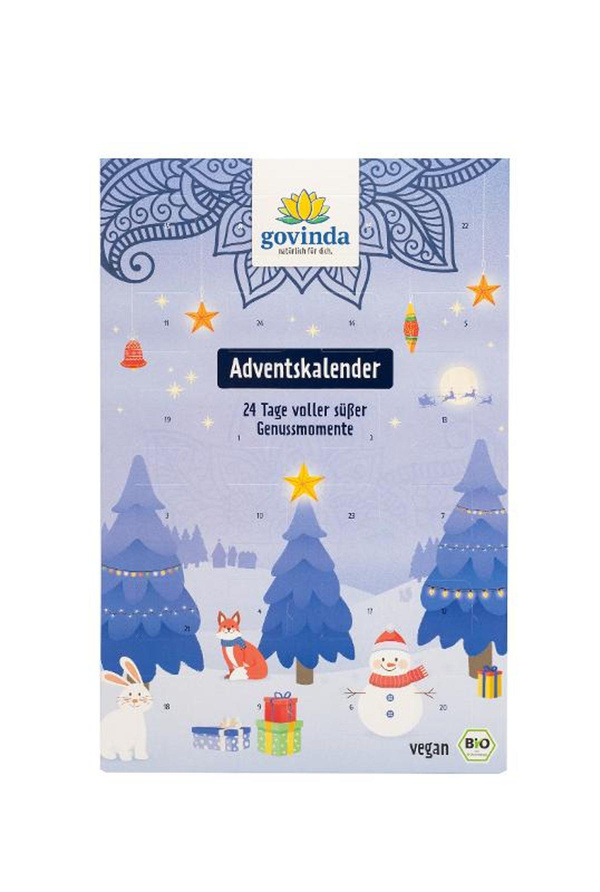 Produktfoto zu Adventskalender 216g Govinda