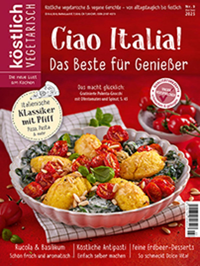 Produktfoto zu Köstlich vegetarisch Mai - Juni 2025