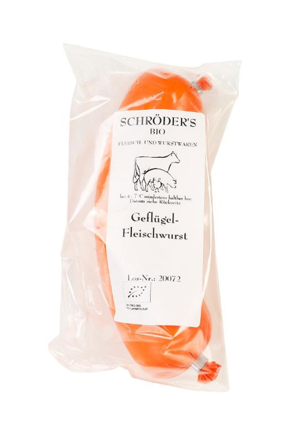Produktfoto zu Geflügel Fleischwurst 200g Schröder´s